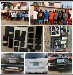 EFCC Arrests 35 Suspected Internet Fraudsters in Abia State