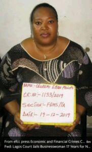 Lagos Court Jails Businesswoman 17 Years for N57.6m Fraud