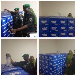 Hisbah Operatives Confiscate Over 200 Cartons Of Alcoholic Drinks